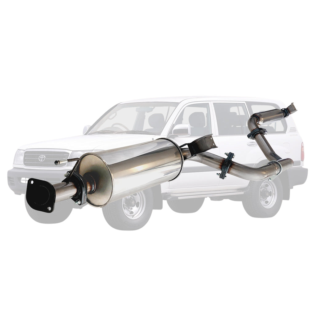 Toyota LandCruiser 105 FZJ105 / HZJ105 2.5" Stainless Exhaust – TY242-MOSS — TY242-MOSS