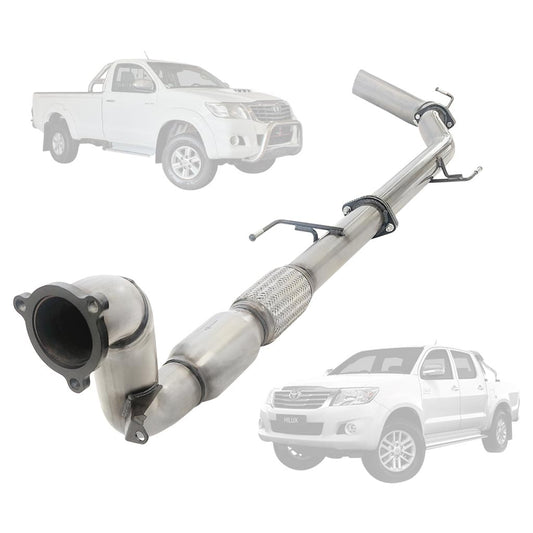 Toyota Hilux N70 stainless turbo-back exhaust