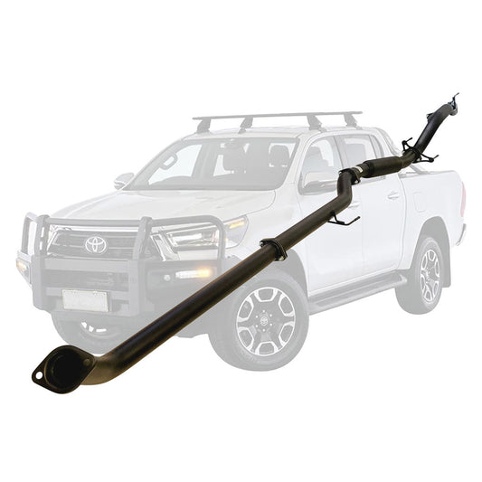 Toyota Hilux N80 2.8L 2015–2025 3" DPF-Back Exhaust System - Aluminised Steel / Hotdog / Normal
