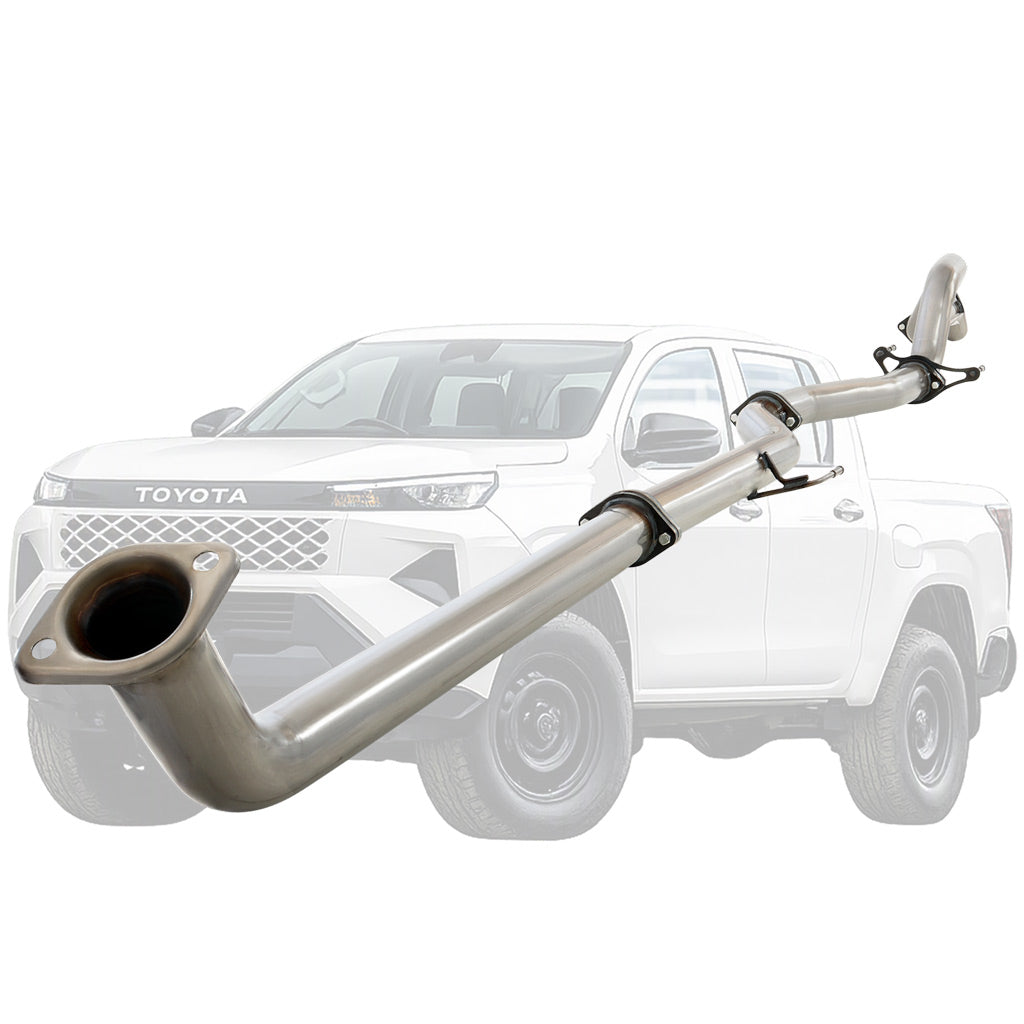 Toyota Hilux N90 stainless DPF back pipe TY256-POSS