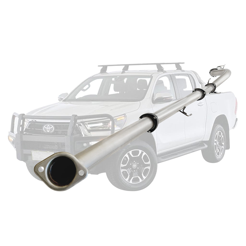 Toyota Hilux N80 3.5 inch stainless DPF back pipe only TY264-POSS