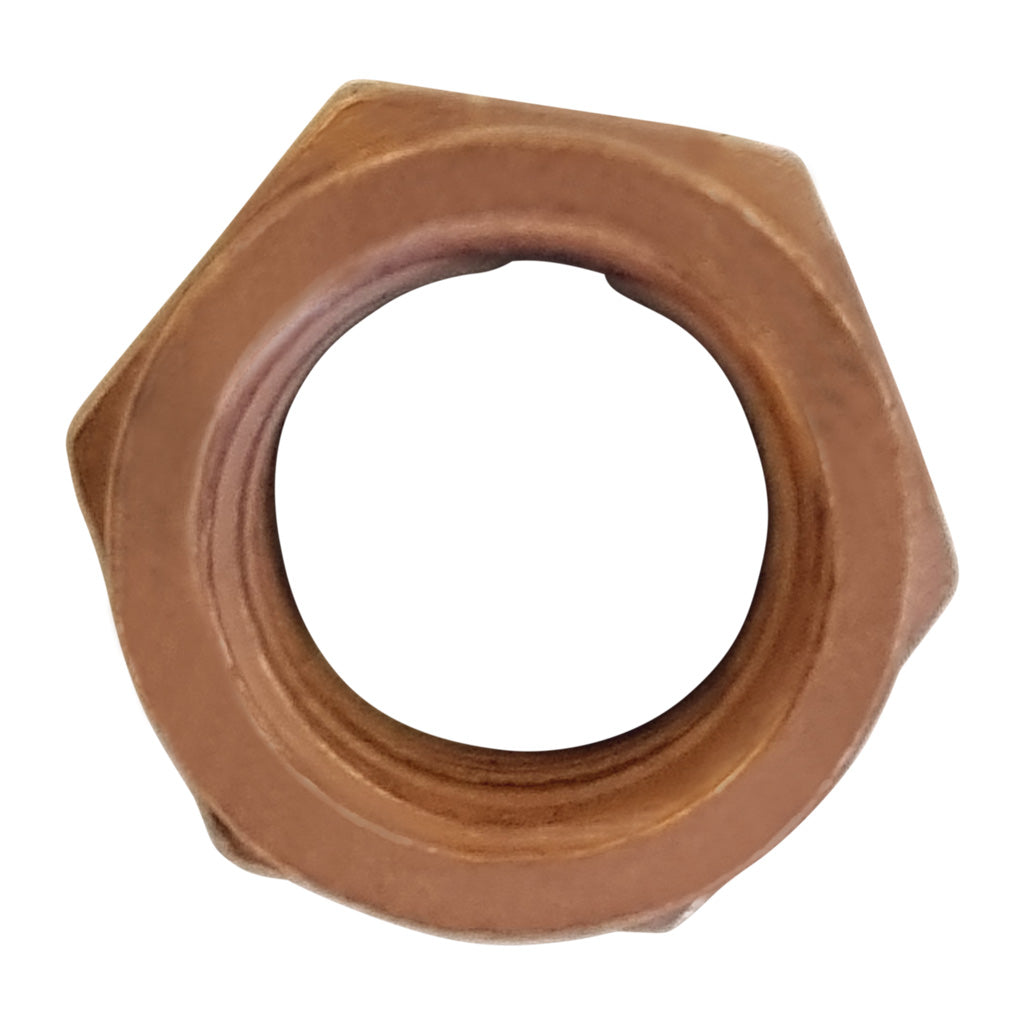 TYEXN — TOYOTA EXHAUST SLOTTED NUT HEAVILY COPPER-PLATED STEEL M10 x 1.25, 14AF