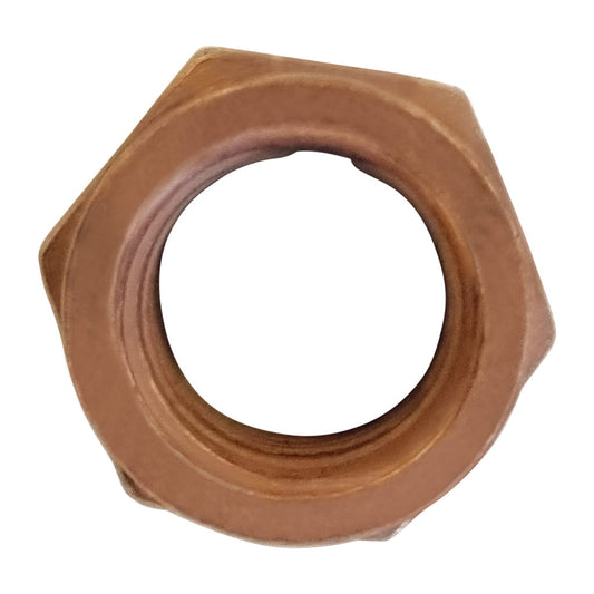 TYEXN — TOYOTA EXHAUST SLOTTED NUT HEAVILY COPPER-PLATED STEEL M10 x 1.25, 14AF