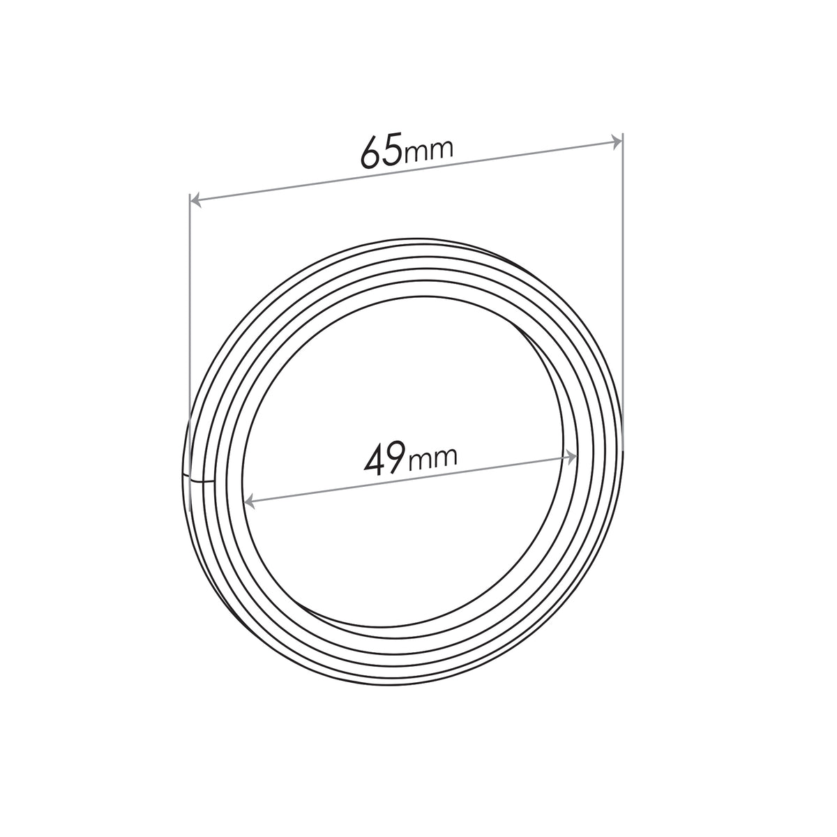 Redback Spiral Wound Ring Gasket – 49mm ID | TYG115