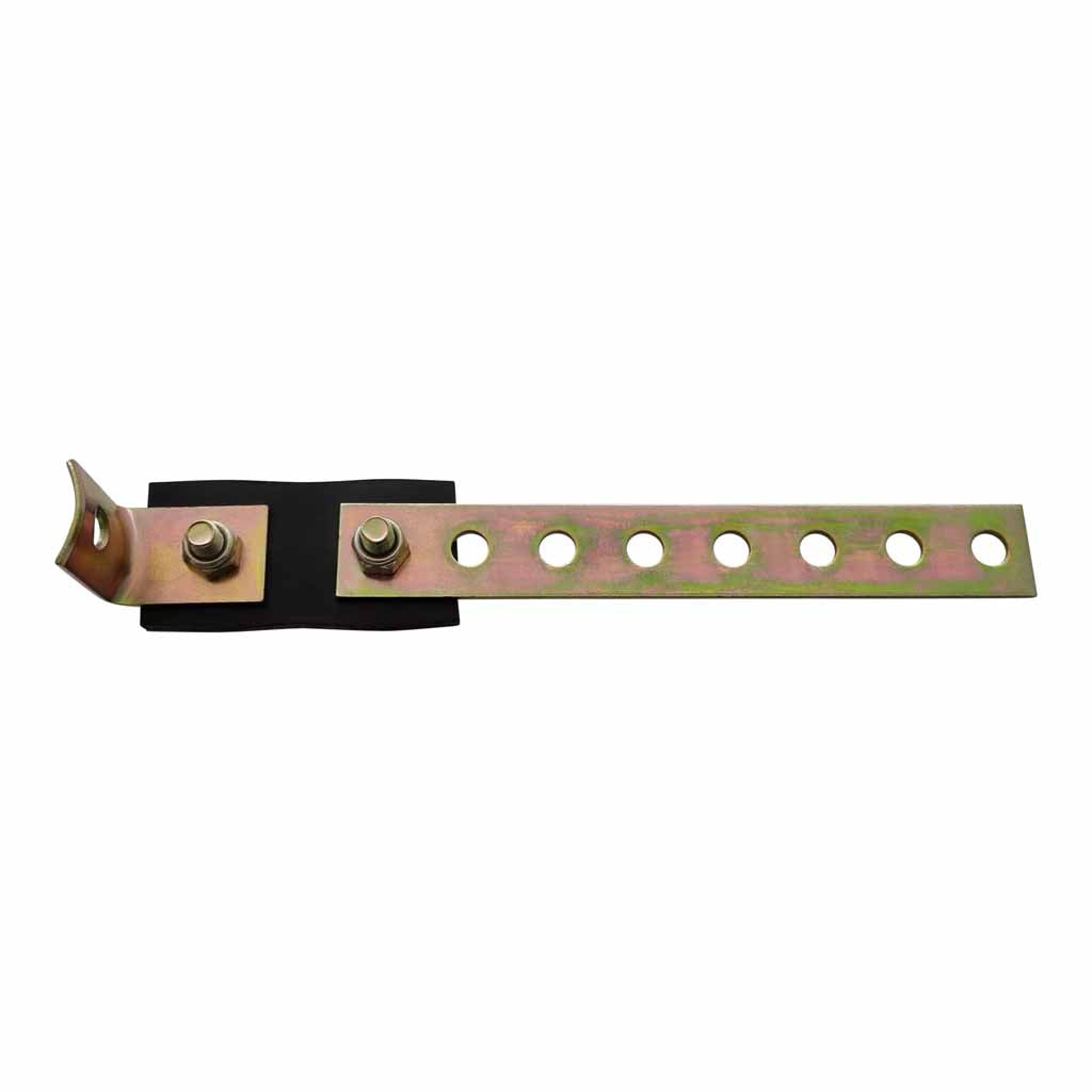 UNB001 — Universal Bracket - Small Foot, Rubber Strap And Perforated Strip