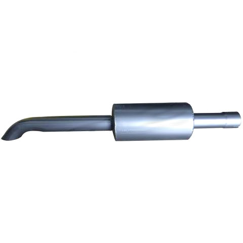Redback 41" Long, 2-1/2", C/C, S/Thru, Mild, Round Tractor Muffler | UNITRAC-250