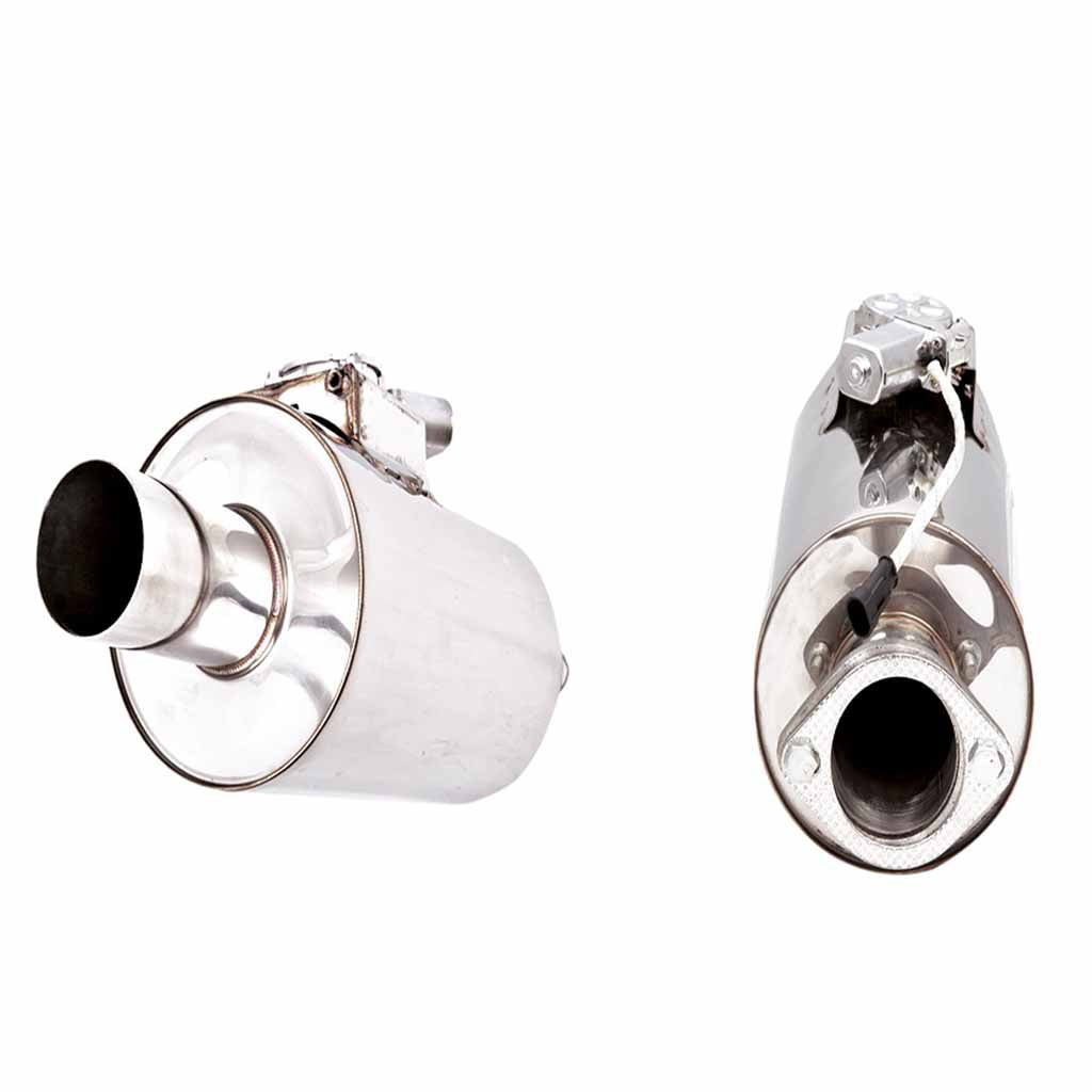 VMK15-250 — 2.5Inch Inlet 6.5Inch Round Varex Muffler **** Special Order Item ****