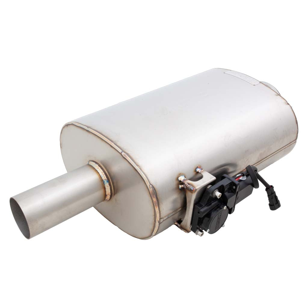 VMK40-250 — Oval 2.5Inch Varex Universal Muffler Side Mounted Motor **** Special Order Item ****