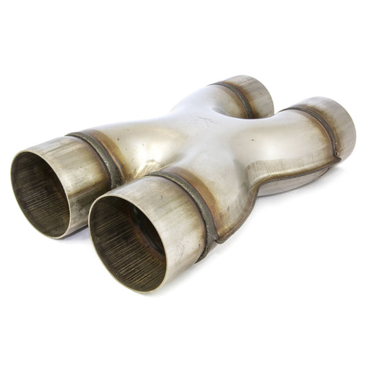 Redback 3" 304 Stainless Steel X-Pipe – XP076-304