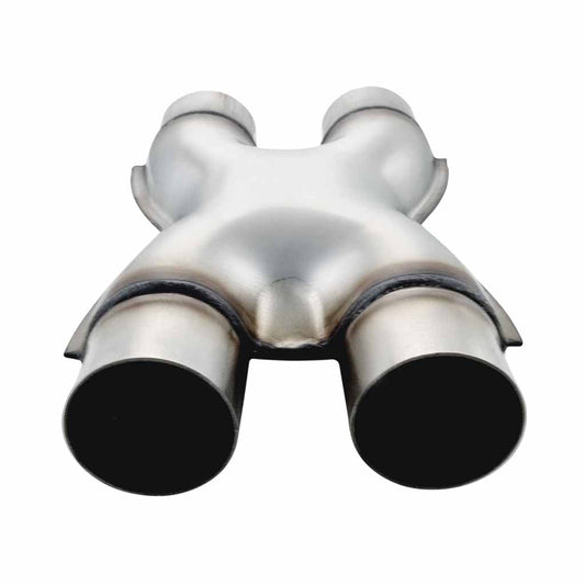 Stainless steel exhaust X-pipe
