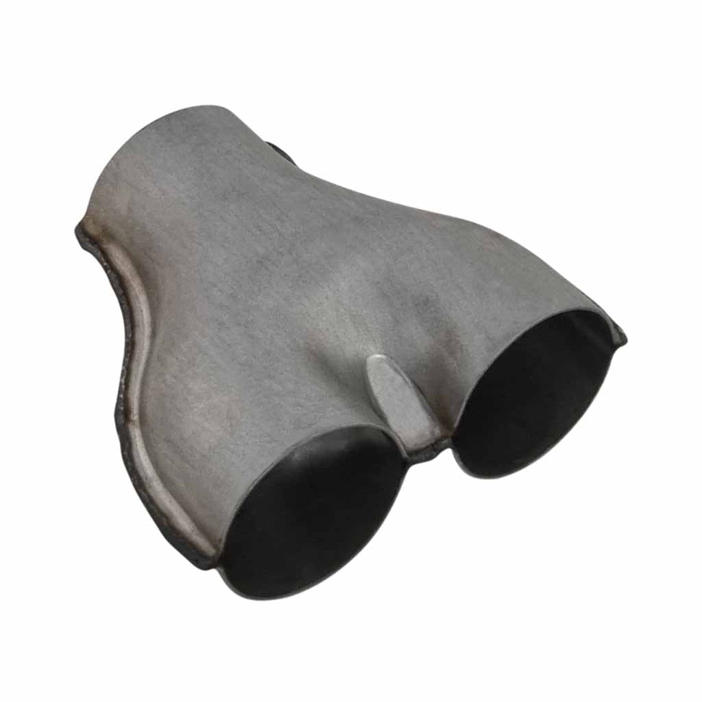 YP250-P — Y-PIPE Pressed Collector - Single 2 1/2" (63mm) Dual 2 x 2 1/2" (63mm)