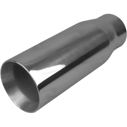 Redback 2.25" to 3" Double-Wall Straight-Cut Exhaust Tip | Z605