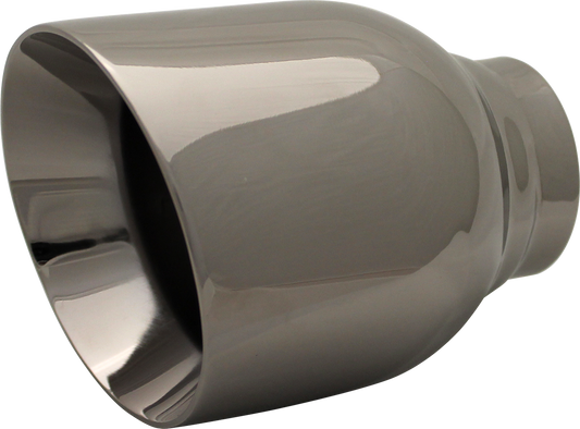 Redback 3" to 4" Black Chrome Double-Wall Exhaust Tip | Z611-76BC