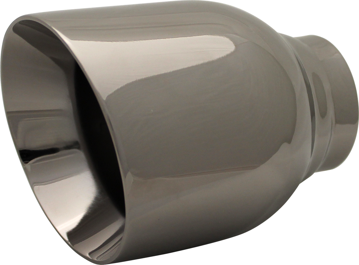 Redback 2.25" to 4" Black Chrome Double-Wall Exhaust Tip | Z611BC