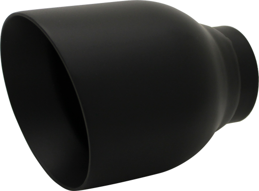 Redback 2.25" to 4" Matte Black Double-Wall Exhaust Tip | Z611BM
