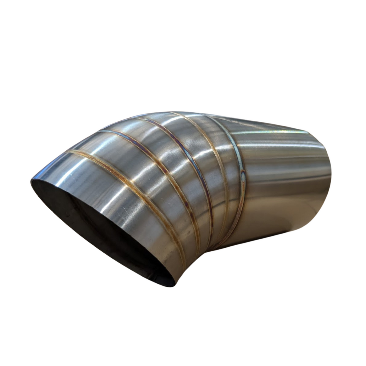 Redback 3" TIG-Welded Lobster-Back Dump Exhaust Tip | Z630-LB