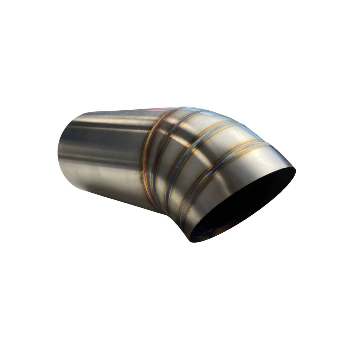 Redback 3.5" TIG-Welded Lobster-Back Dump Exhaust Tip | Z632-LB