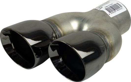 Redback Holden VE Commodore Right-Hand Twin 3" Black Chrome Exhaust Tip | Z645BC