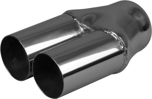 Redback 2 - 3" Inlet Twin Outlet Straight Cut Exhaust Tip | Z710