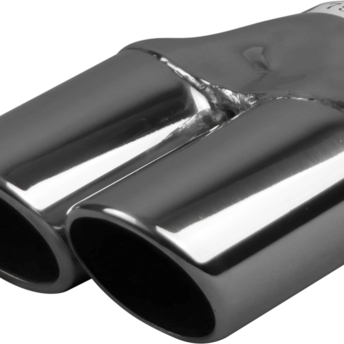 Redback 2–3" Inlet Twin 3" Staggered Angle-Cut Exhaust Tip | Z751