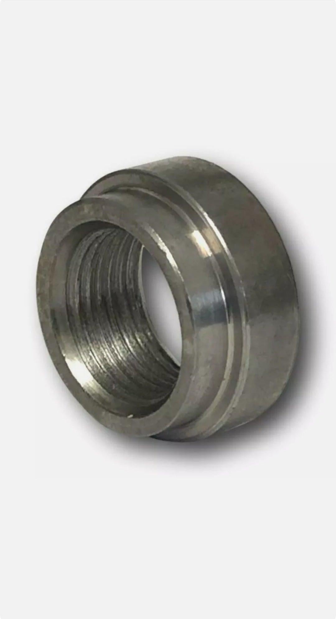 M18 x 1.5 mild steel O2 sensor weld-on bung